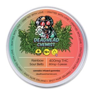 400MG THC Rainbow Sour Belts