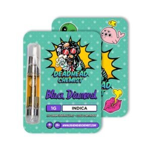 Deadhead Chemist THC Vape Cartridge 1G - Black Diamond Indica Deadhead Chemist THC Vape Cartridge 1G | Black Diamond Indica