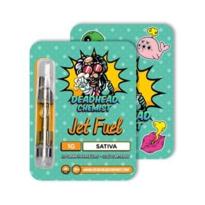 Deadhead Chemist THC Vape Cartridge 1G - Jet Fuel Sativa Deadhead Chemist THC Vape Cartridge 1G - Jet Fuel Sativa