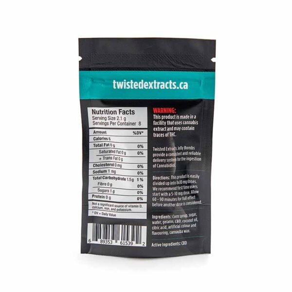 Strawberry Jelly Bomb | 80mg CBD | Twisted Extracts