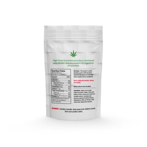 Cherry Fruit Gummies | Super Strength | Sativa | 800mg THC | High Dose