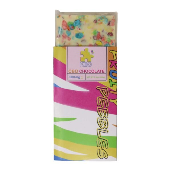 Fruity Pebbles White Chocolate | 500mg CBD | Keo Edibles