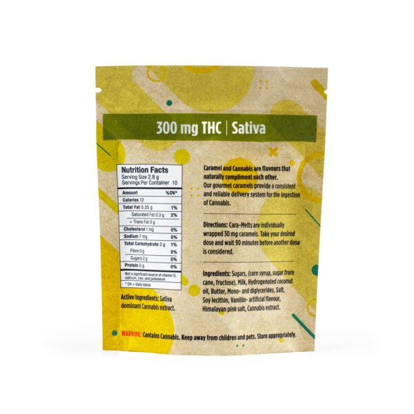 Salted Cara Melts | Sativa | 300mg THC | Twisted Extracts