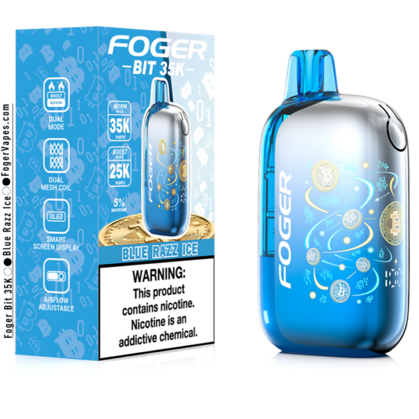 Blue Razz Ice – Foger Bit 35K Puffs