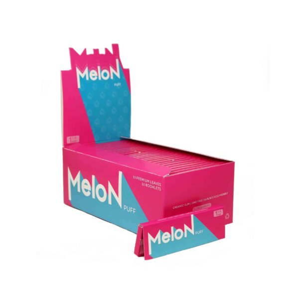 Melon Puff Pink Rolling Papers 1 1/4