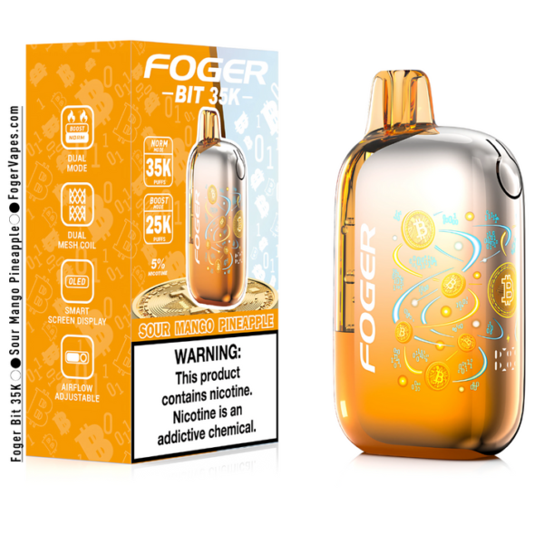 sour-mango-pineapple-foger-bit-35k-box-1.png Sour Mango Pineapple – Foger Bit 35K Puffs