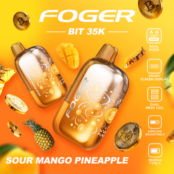 sour-mango-pineapple-foger-bit-35k-cover-1.png Sour Mango Pineapple – Foger Bit 35K Puffs