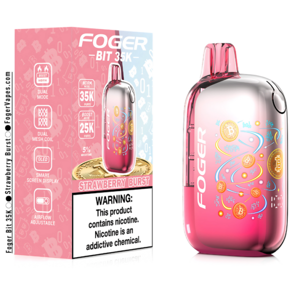Strawberry Burst – Foger Bit 35K Puffs