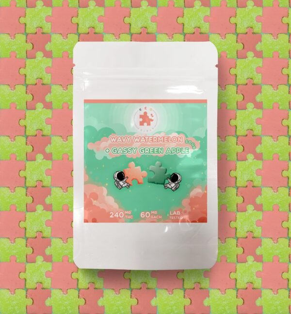 Apple & Watermelon Puzzle Gummies | 240mg | Keo Edibles
